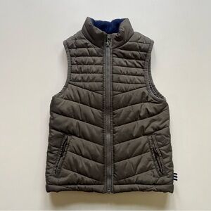 Splendid, Excellent Condition, Olive Green/ Grey Puffy vest, Size 3T